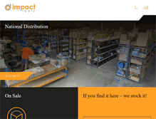 Tablet Screenshot of impacttools.com.au